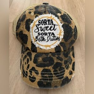 NWT Yellowstone Beth Dutton ball cap. “Sorta Sweet Sorta Beth Dutton” Adjustable